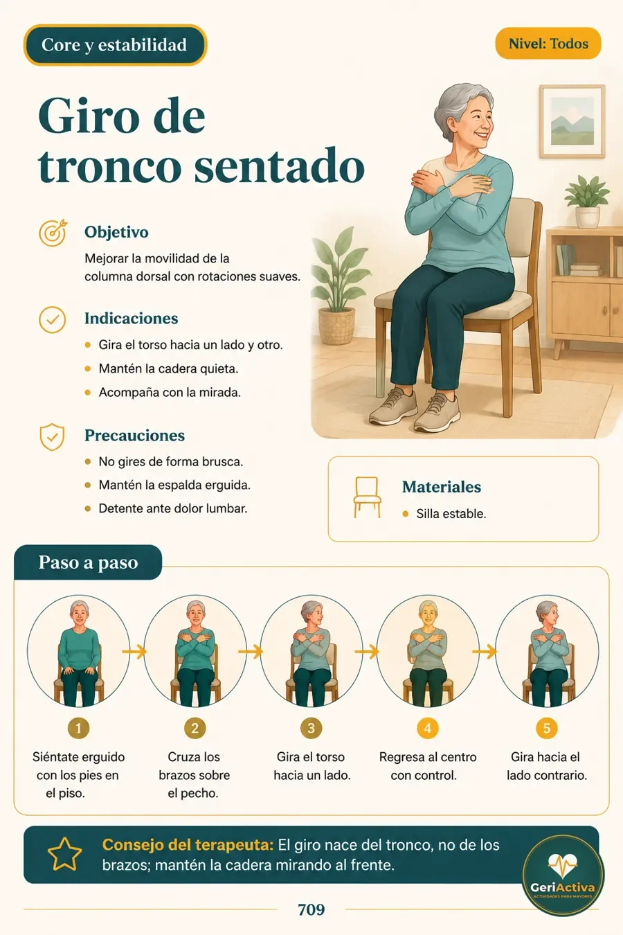 Muestra del interior de Adulto Activo: actividades ilustradas para adultos mayores